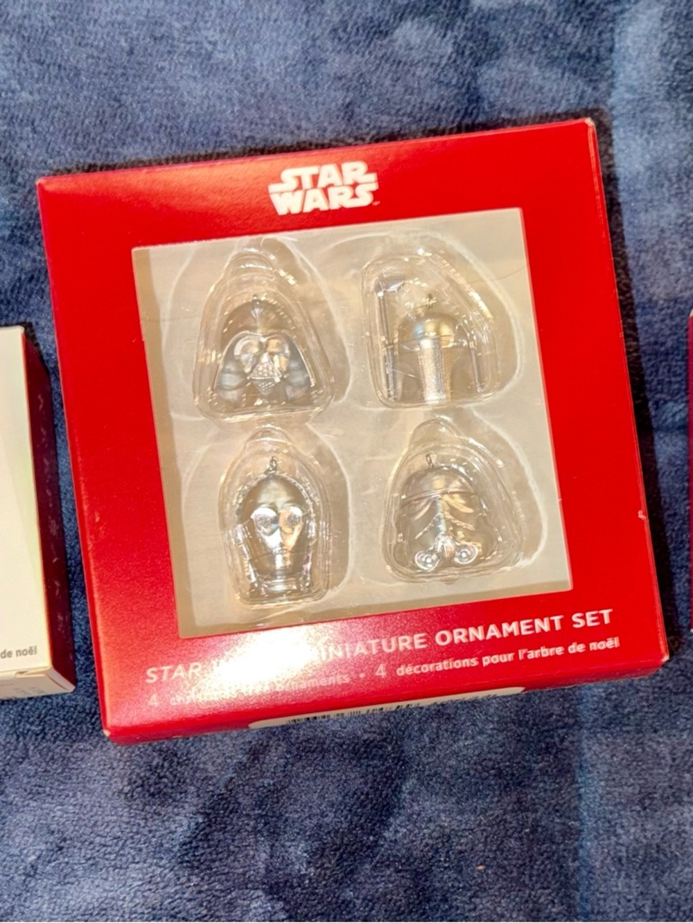 Star Wars Red and Silver Miniature Ornament Set